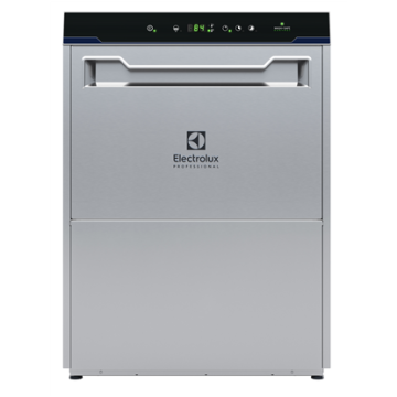 Electrolux Undercounter, pressure boiler, double skin, cold rinse, drain pump, detergent and rinse aid dispenser,720 dishes/hour PNC 502702