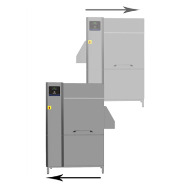 Electrolux Single rinse Rack Type dishwasher, 100 racks/hour, electric PNC 534058