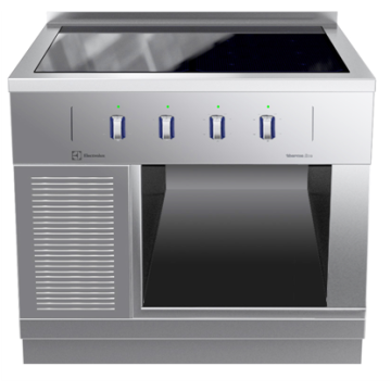 Electrolux thermaline 85 - 4 Zone Full Surface Induction Top on Open Base, 1 Side, Backsplash PNC 588660