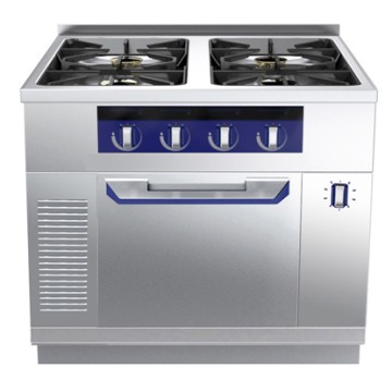 Electrolux thermaline 90 - 4-Burner Gas Top on Static Gas Oven, 1 Side with Backsplash, H=800 PNC 589646