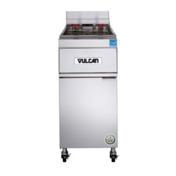 Vulcan Hart ER Series 1ER85AF electric fryer solid state control and KleenScreen PLUS&reg; filter