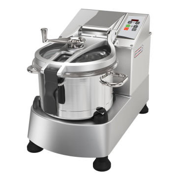 Dito Sama 600091 Stainless Steel Cutter Mixer - 11.5 LT - 2 Speeds with Microtoothed Blade, Bowl and Scraper