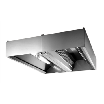 Electrolux Island Hood with Filters and Lamps in 304 AISI Stainless Steels 4000x2600mm PNC 640242