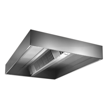 Electrolux Island Hood with Filters and Lamps in 304 AISI Stainless Steel 2000x2200mm PNC 641266