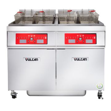 Vulcan Hart ER Series 2ER50AF electric fryer solid state control and KleenScreen PLUS&reg; filter