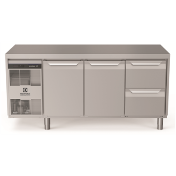 Electrolux ecostore HP Premium Refrigerated Counter - 440lt, 2-Door, 2-Drawer PNC 710033