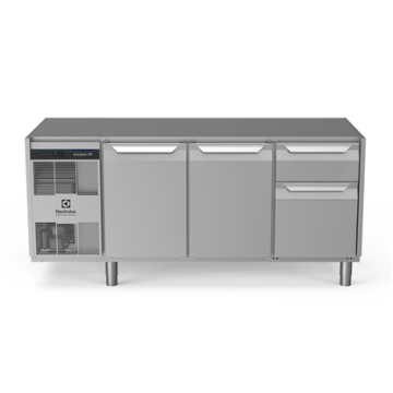 Electrolux ecostore HP Premium Refrigerated Counter - 440lt, 2-Door, 1/3+2/3 Drawers, No Top PNC 710040