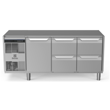 Electrolux ecostore HP Premium Refrigerated Counter - 440lt, 1-Door, 4-Drawer, No Top PNC 710044