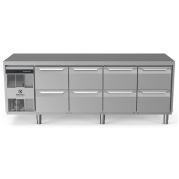 Electrolux ecostore HP Premium Refrigerated Counter - 590lt, 8x1/2 Drawers PNC 710086