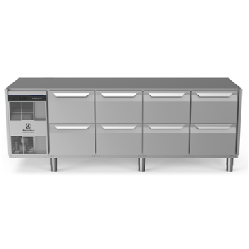 Electrolux ecostore HP Premium Refrigerated Counter - 590lt, 8 Drawers - No Top PNC 710155