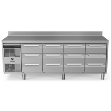 Electrolux ecostore HP Premium Refrigerated Counter - 590lt, 12 Drawers with upstand PNC 710161