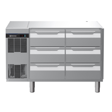 Electrolux ecostore HP Concept Refrigerated Counter - 6x1/3 Drawer, No Top (60Hz) PNC 710370