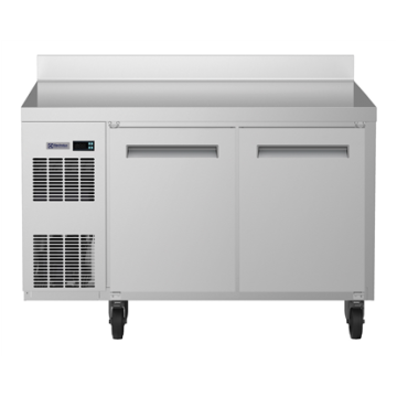 Electrolux ecostore HP Refrigerated Counter - 2 Door (R290) with top, upstand and wheels, UK plug PNC 710449