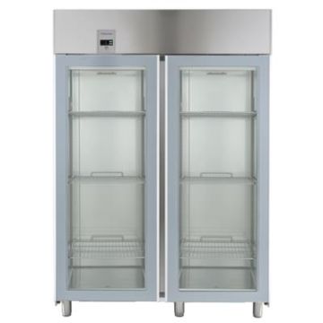 Electrolux 727283 ecostore 2 Glass Door Digital Refrigerator 1430 litre (+2/+10&deg;C). Model number: REX142GR