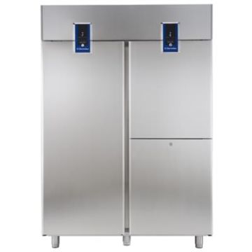 Electrolux 727328 ecostore Premium 1 Full + 2 Half Door Dual Digital Fish Refrigerator 1430 litre (-2/-6) - R290. Model number: ESP143DRFC