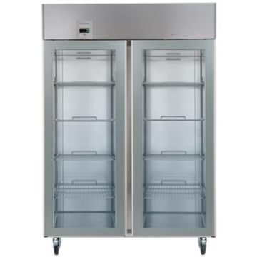 Electrolux 727364 ecostore 2 Glass Door Digital Refrigerator 1430 litre (+2/+10&deg;C) - UK Plug. Model number: REX142GRG