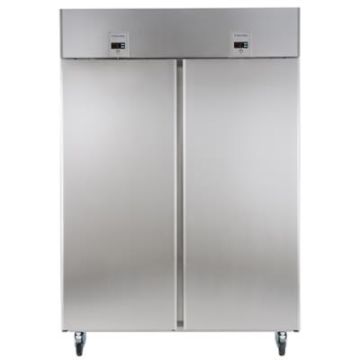 Electrolux 727414 ecostore 2 Door Digital Stainless Steel Dual Refrigerator 1430 litre (0/+6&deg;C) - R290 - UK Plug. Model number: RE414FDRC