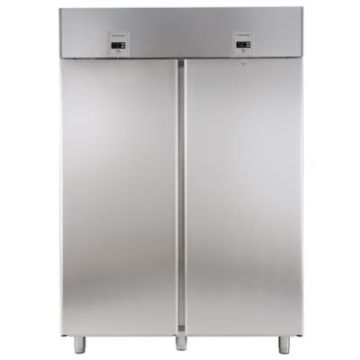 Electrolux 727439 ecostore 2 Door Digital Stainless Steel Dual Temperature Refrigerator/Freezer 1430 litre 0 +6 &deg;C/-15 -22 &deg;C - 60HZ. Model number: RE4142FDD6