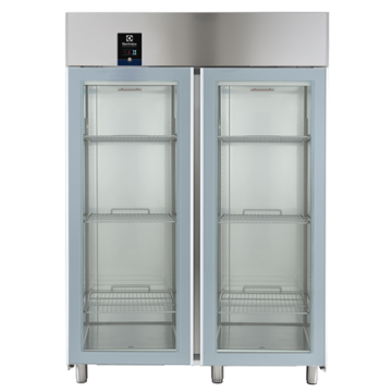 Electrolux 2 Glass Door Digital Stainless Steel Refrigerator, 1430lt (+2/+10) Remote PNC 727501