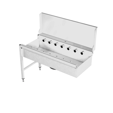 Electrolux Short roller conveyors with deep basin and splashback PNC 863074