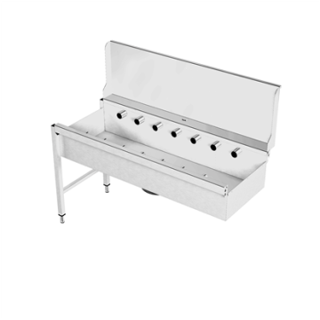 Electrolux Short roller conveyors with deep basin and splashback PNC 863076