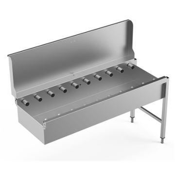 Electrolux Short roller conveyors with deep basin and splashback PNC 865215