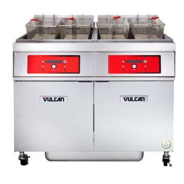 Vulcan Hart ER Series 2ER50DF electric fryer digital control and KleenScreen PLUS&reg; filter