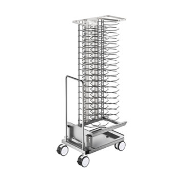 Electrolux 922756 Banquet trolley with rack holding 54 plates for 20 GN 1/1 oven and blast chiller freezer, 74mm pitch