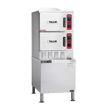 Vulcan Hart C24ET6 PS Electric Convection Steamer PowerSteam Series with 6 Pan Capacity