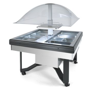 Scaiola Refrigerated Buffet Display CUPOLA INOX