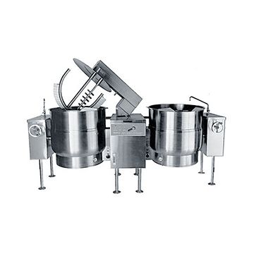 Market Forge FTM-2-100LE &#91;2&#93; 100 gallon &#40;379 litres&#41; electric mixer kettles on legs