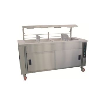 Falcon HS4 four well servery counter Chieftain Food Servery