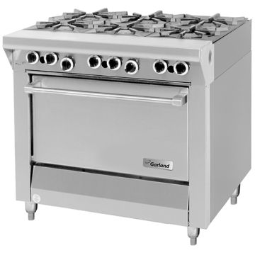 Garland Master Sentry Series Gas Commercial Range MST44. 4 Burners