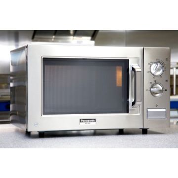 Panasonic NE-1027 1000w Light Duty Manual Dial Control Commercial Microwave Oven