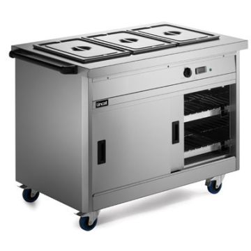 Lincat P8B3 bain marie hotcupboard 