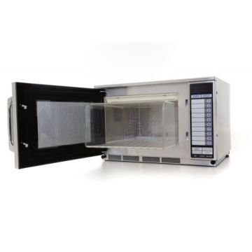 Sharp R-22AT 1500w Medium/Heavy Duty Touch Control Commercial Microwave complete with Microsave Cavity Liner