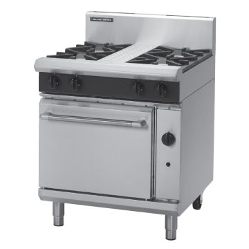 Blue Seal G505D 4 Burner Gas Range With 1-1 Gastronorm Static Oven 