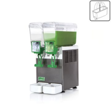 Bras Cold Beverage Dispenser with Stirrer. 2 x 12 litre. Maestrale Extra 12/2AAG