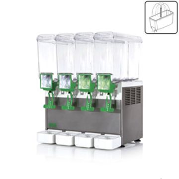 Bras Cold Beverage Dispenser with Stirrer. 4 x 12 litre. Maestrale Extra 12/4AAG