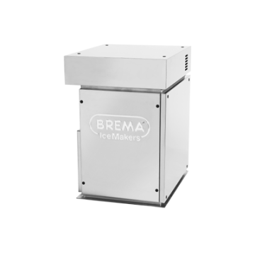 Brema Ice maker producing sub-cooled flat ice flakes. Model Brema M Split 600H