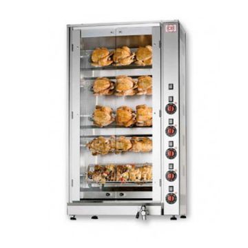 CB E-15P-S5 chicken rotisserie. Electric. 15 bird capacity