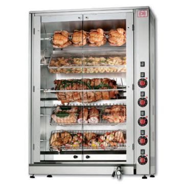 CB E-20P-S5 chicken rotisserie. Electric. 20 bird capacity