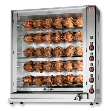 CB E-30P-S5 chicken rotisserie. Electric. 30 bird capacity