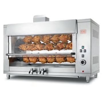 CB P10/4 24P planetary chicken rotisserie. Gas. 24 bird capacity