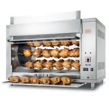 CB P10/6 36P planetary chicken rotisserie. Electric. 36 bird capacity