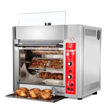 CB Planet 15 chicken rotisserie. High speed electric. 15 bird capacity