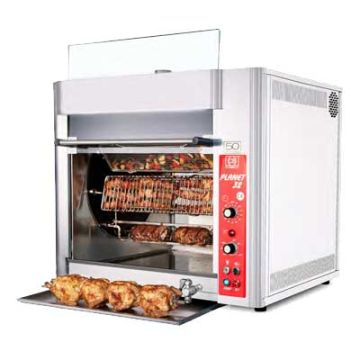 CB Planet 32 chicken rotisserie. High speed electric. 32 bird capacity