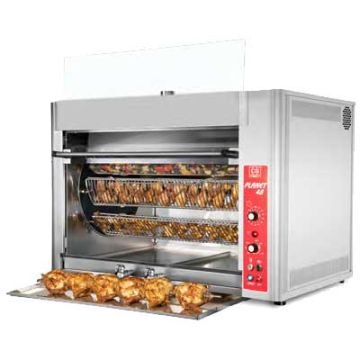 CB Planet 48 chicken rotisserie. High speed electric. 48 bird capacity