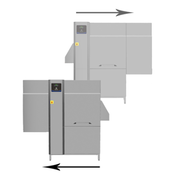 Electrolux Single rinse Rack Type dishwasher with Energy Saving Device and Medium dryer, 100 racks/hour, Electric PNC CC0EC5