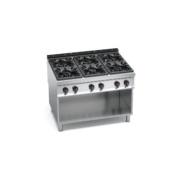 Bertos Maxima 900 6 burner gas cooker on cabinet 20703500 G9F6M